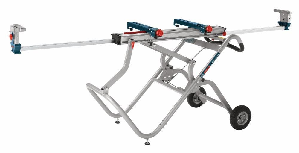 Steel Adjustable Rolling Miter Saw Stand T4B