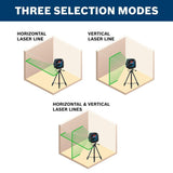 Green-Beam Self-Leveling Cross-Line Laser GLL100-40G