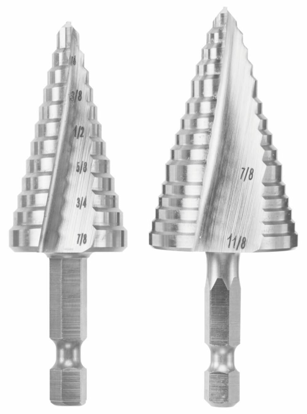 2-Piece 1/4-in Step Drill Bit Set (7/8-in to 1-1/8-in) IMSDC002