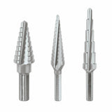 High Speed Steel Step Drill Bit Set 3pc SDH30