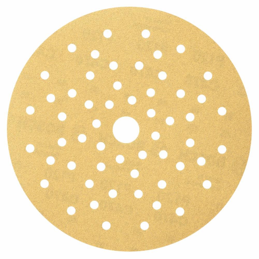 Multi Hole Hook and Loop Sanding Discs 120 Grit 6in 5pc SRM6R120