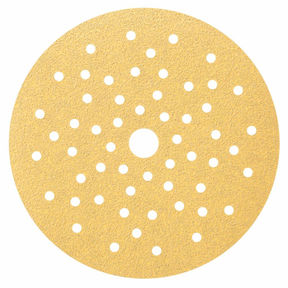 Multi Hole Hook and Loop Sanding Discs 60 Grit 6in 5pc SRM6R060