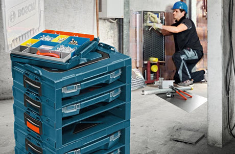 Organizational Shelf System with Drawers and Carry Handle L-RACK