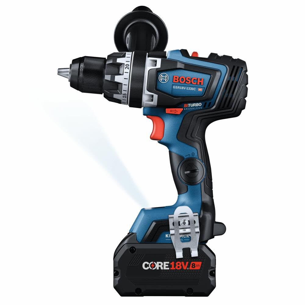 Connected-Ready 18-volt 1/2-in Keyless Brushless Cordless Drill (1-Battery Included, Charger Included and Soft Bag included) GSR18V-1330CB14