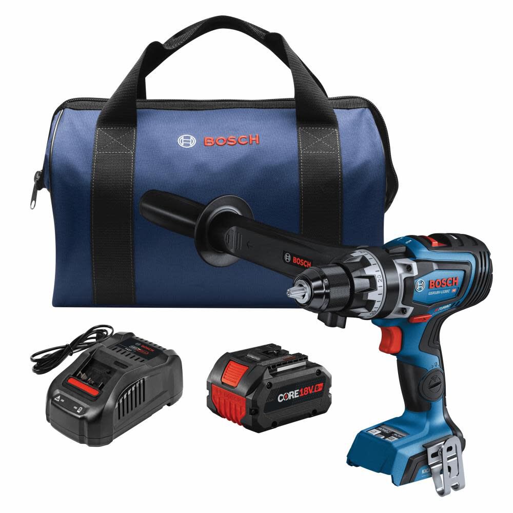 Connected-Ready 18-volt 1/2-in Keyless Brushless Cordless Drill (1-Battery Included, Charger Included and Soft Bag included) GSR18V-1330CB14