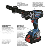 1/2-in 18-volt 8-Amp Variable Speed Brushless Cordless Hammer Drill (1-Battery Included) GSB18V-1330CB14