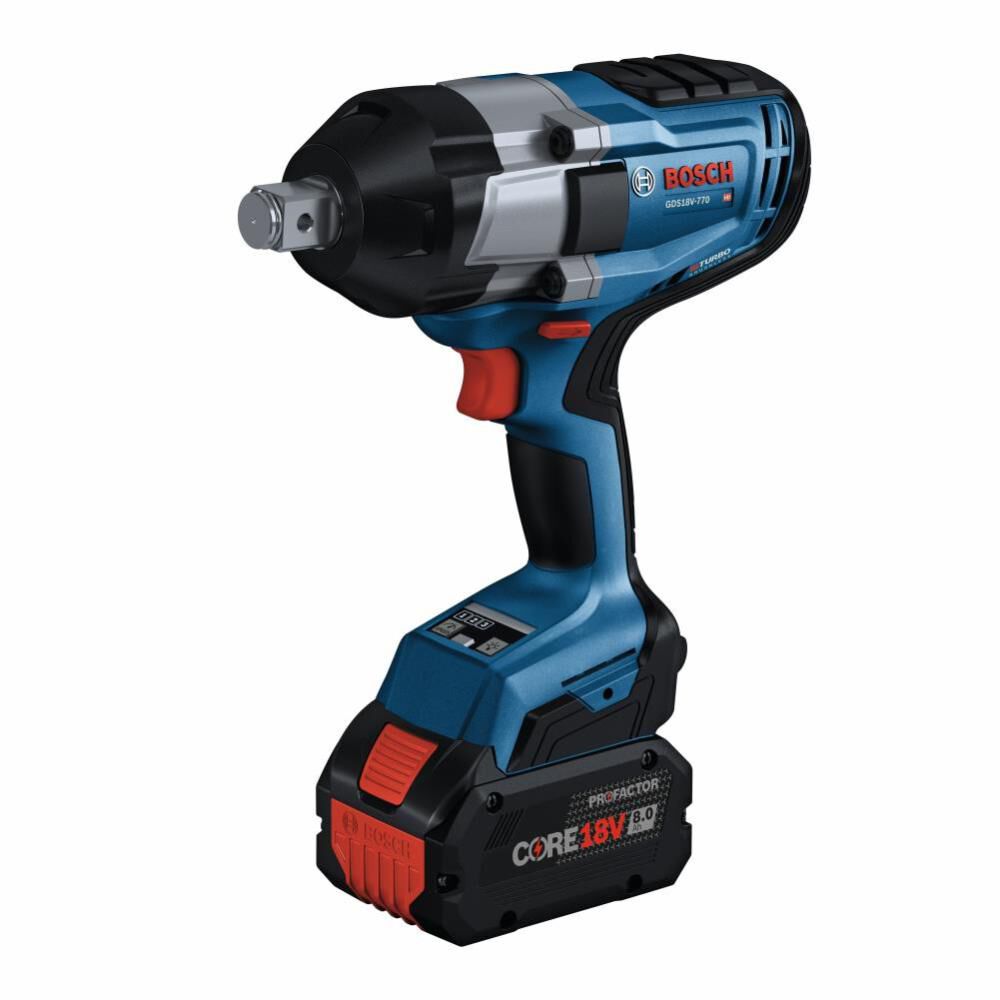 4-Amp 18-volt Variable Speed Brushless 3/4-in square Drive Cordless Impact Wrench (Bare Tool) GDS18V-770N