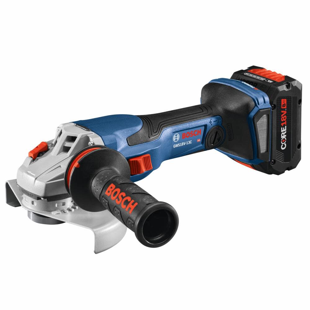 6-in 18-volt 8 Amps Sliding Switch Brushless Cordless Angle Grinder (Charger Included and 1-Battery) GWS18V-13CB14