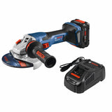 6-in 18-volt 8 Amps Sliding Switch Brushless Cordless Angle Grinder (Charger Included and 1-Battery) GWS18V-13CB14