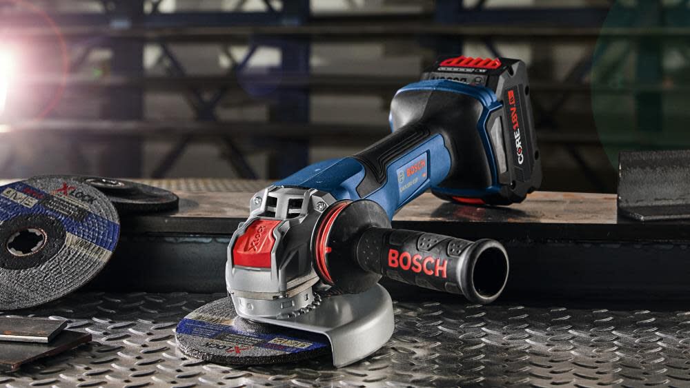 PROFACTOR 6-in 18-volt 8 Amps Paddle Switch Brushless Cordless Angle Grinder (Charger Included and 1-Battery) GWX18V-13PB14