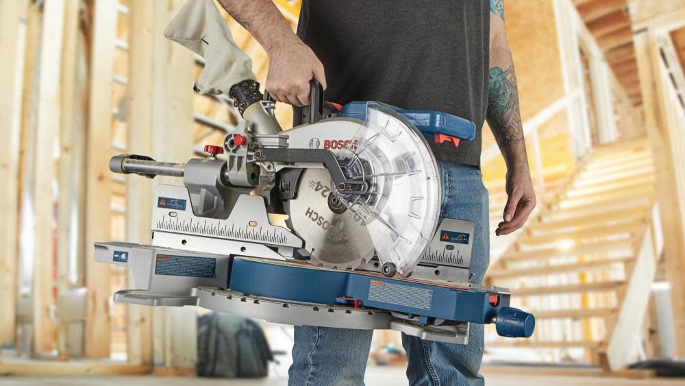 Profactor 10-in 18-volt Dual Bevel Compound Cordless Miter Saw(Bare Tool) GCM18V-10SDN