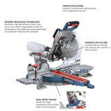 GCM18V-12SDN 12-in 18-volt Dual Bevel Sliding Compound Cordless Miter Saw(Bare Tool) GCM18V-12SDN