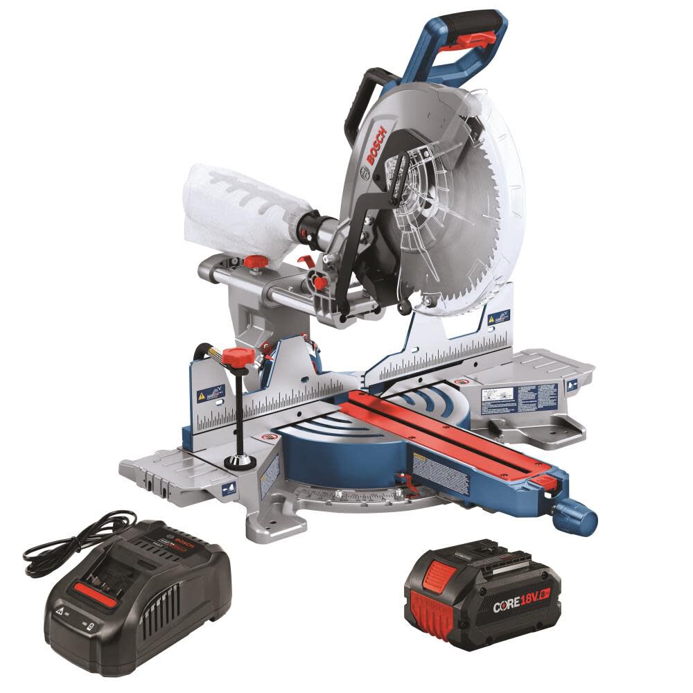 GCM18V-12SDN14 12-in 8-Amp 18-volt Dual Bevel Sliding Compound Cordless Miter Saw (Battery and Charger Included) GCM18V-12SDN14