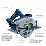 Profactor 18-volt 7-1/4-in Brushless Cordless Circular Saw (Bare Tool) GKS18V-25CN