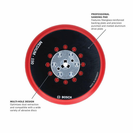 Sanding Pad 6in Medium Hook & Loop RSM6045