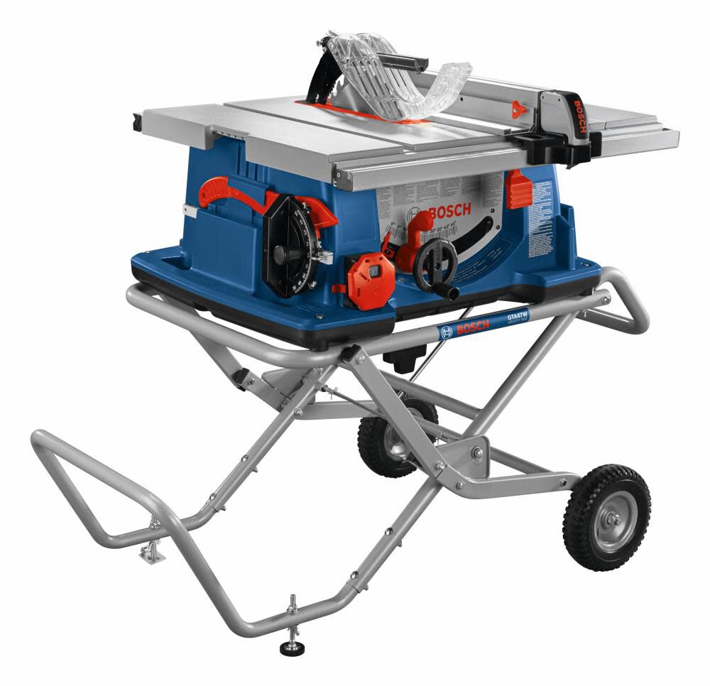 10-in 15-Amp 120-Volt Corded Portable Benchtop Table Saw with Gravity Rise Stand 4100XC-10