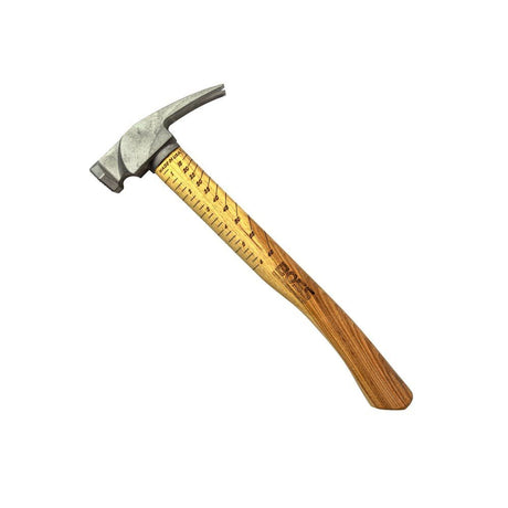 14oz Titanium Head Milled Face Hammer with Hickory Handle BH14TIHI18S