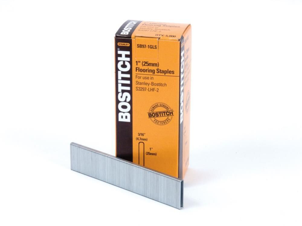 1 In. Staples Box of 5000 Hardwood Flooring Staples SB97-1GLS