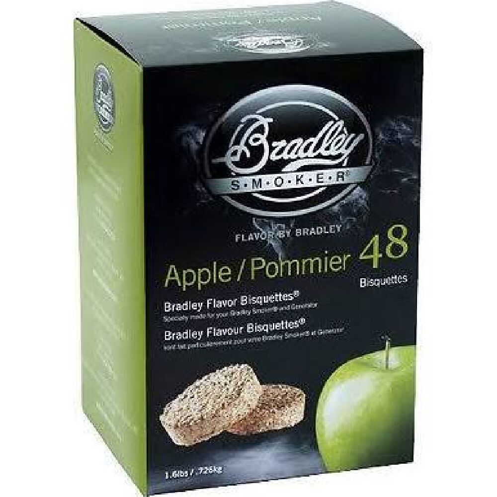 48 Apple Flavor Wood Bisquettes BTAP48