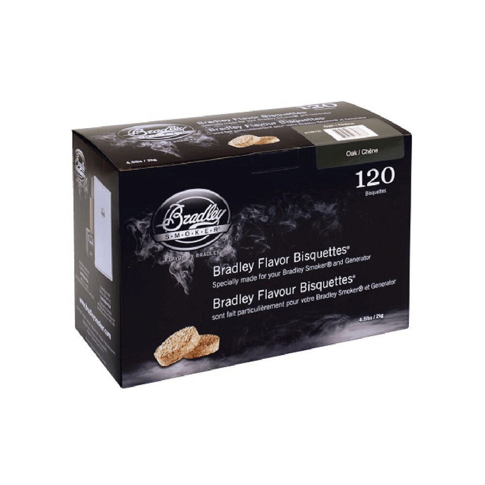 Smoking Bisquettes Oak Wood 120pk BTOK120