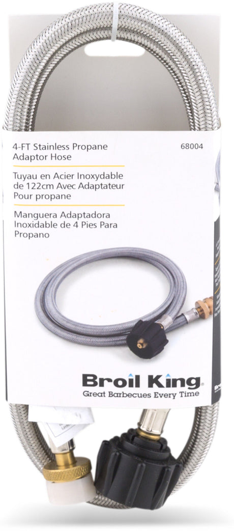 Braided Stainless 4-Ft Adapter Hose 68004