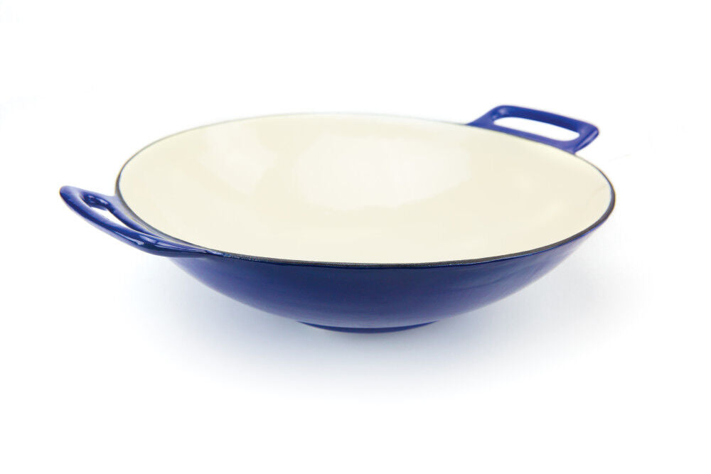 Porcelain Cast Iron Wok 69710