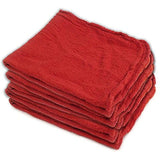 13 x 14in Fully Hemmed Red Shop Towel 50pk Bag 62017