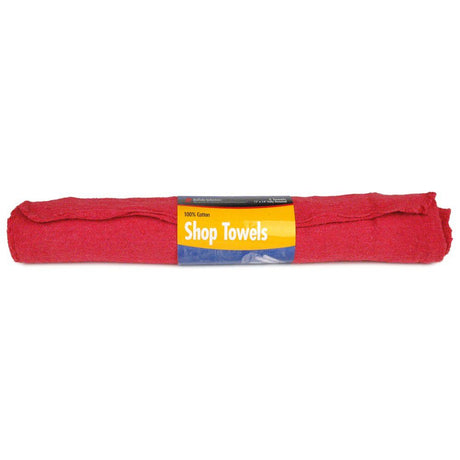 Industries 13 x 14in Fully Hemmed Red Shop Towel 5pk Roll 62006C
