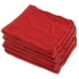 Industries 13 x 14in Fully Hemmed Red Shop Towel 5pk Roll 62006C