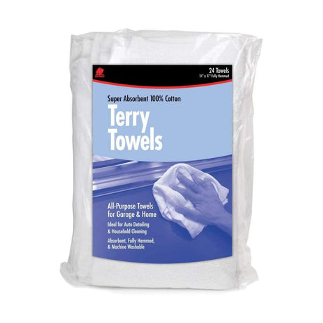 Industries 14 x 17in Fully Hemmed Terry Towel 24pk Bag 60221