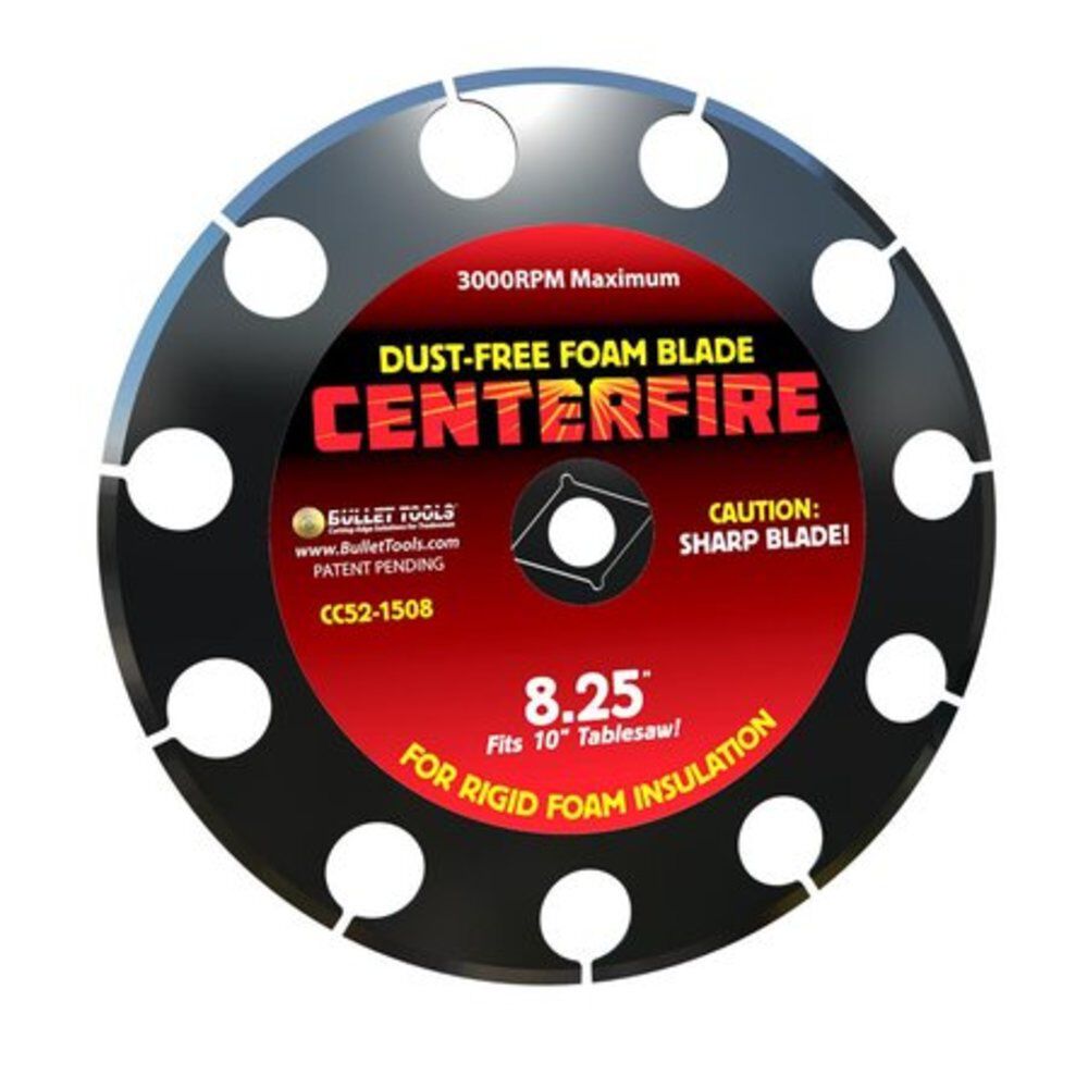 8.25 in. CenterFire Dust Free Foam Blade for Cutting EPS XPS and Poly-Iso Insulation CC52-1508*