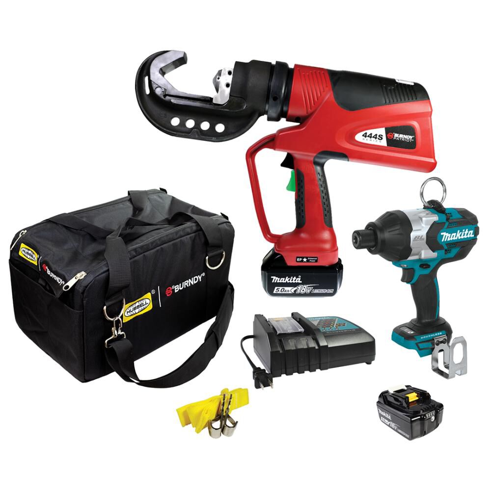 PAT444S Patriot Crimper & Makita Impact Wrench Bundle PAT444SU05AB