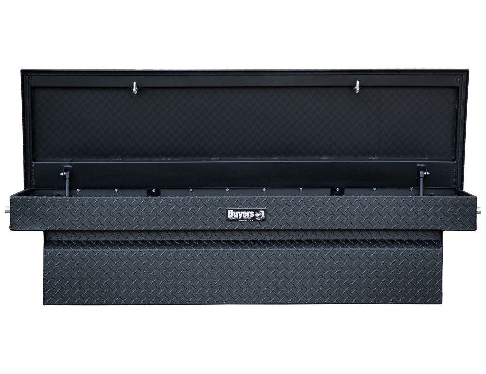 13x20x63 Textured Matte Black Diamond Tread Aluminum Crossover Truck Tool Box 1739430