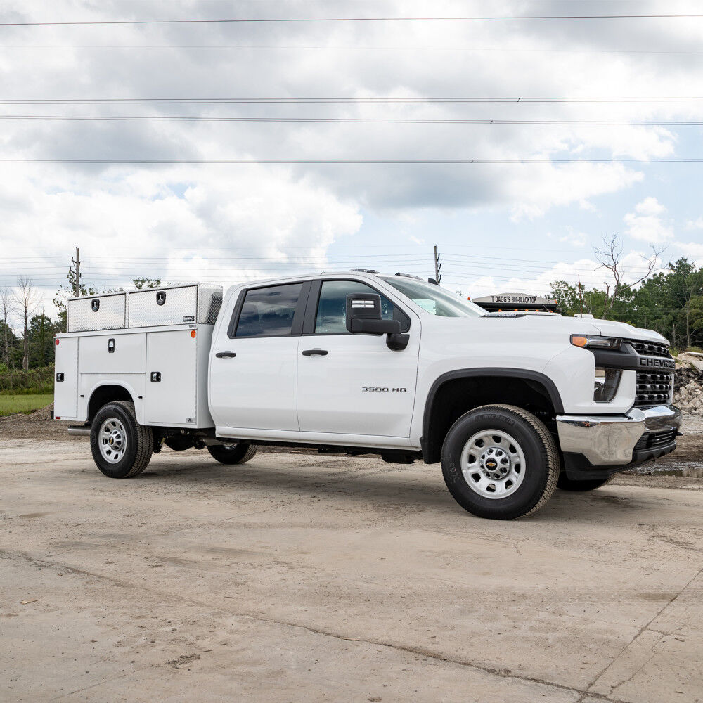 16x13x88 Inch Diamond Tread Aluminum Topsider Truck Box 1701556