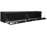 16x13x96 Inch Black Steel Topsider Truck Box 1702960