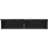 18x16x96 Matte Black Diamond Tread Aluminum Topsider Truck Box 1722770