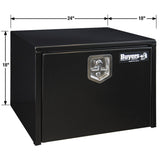 18x18x24 Inch Black Steel Underbody Truck Box 1702300