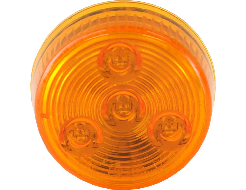 2 Inch Amber Round Marker/Clearance Light with 4 LEDs 5622254