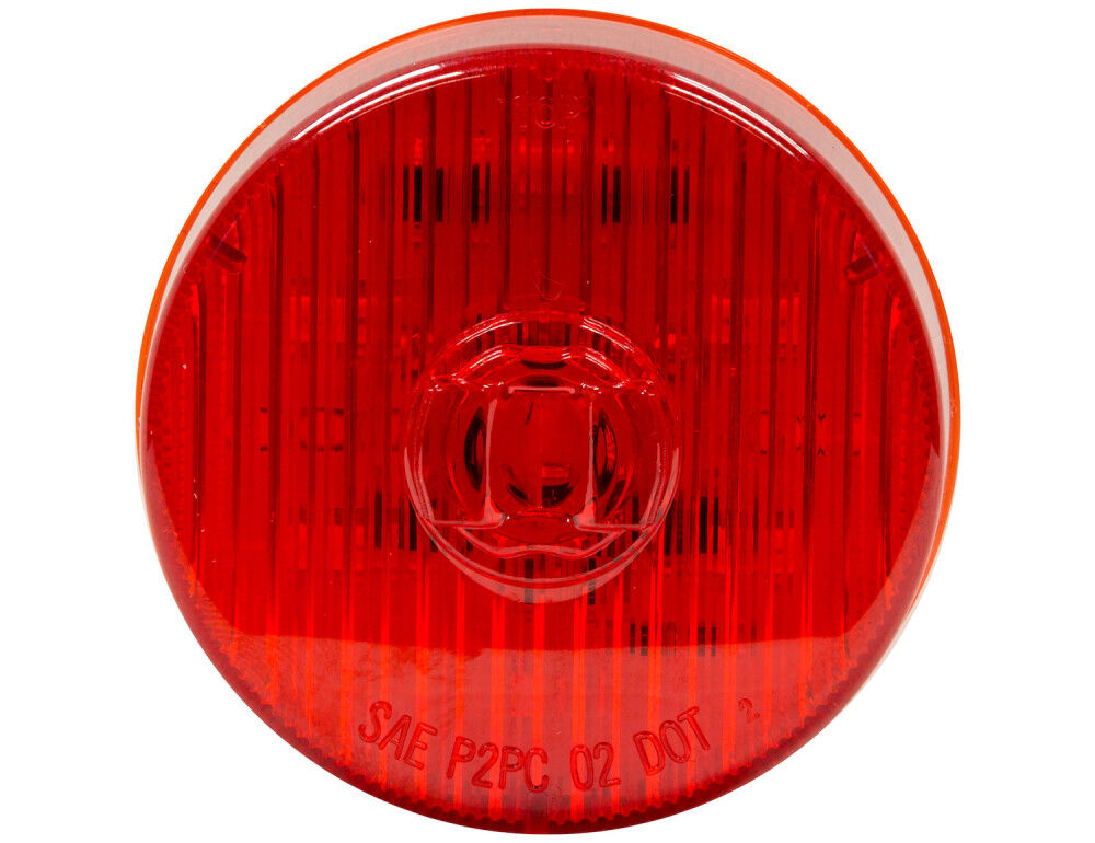 2.5 Inch Red Round Marker/Clearance Light with 7 LED 5622517