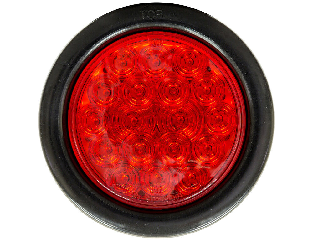 4 In Red Round Stop/Turn/Tail Light Kit 5624118