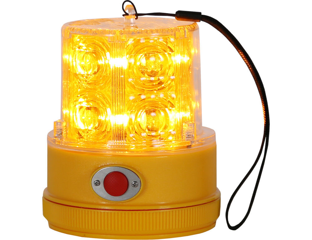 5 Inch by 4 Inch Portable Amber LED Beacon Light SL475A