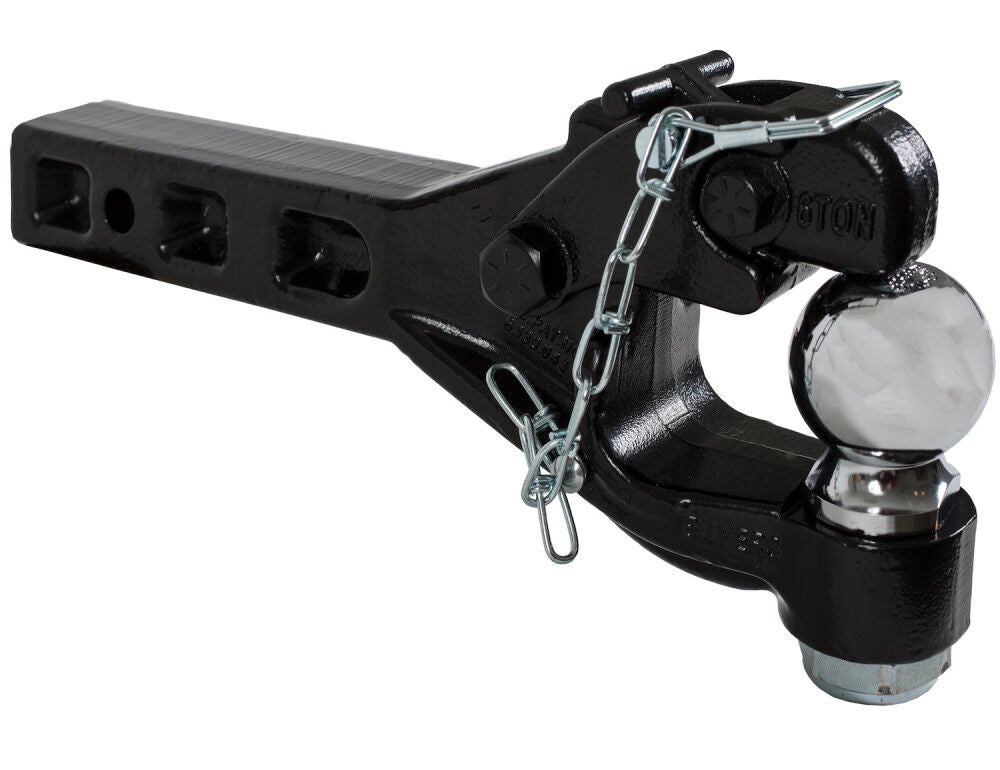 6 Ton Combination Hitch - Pintle Hitch with 2 Inch Ball RM62000