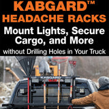 69 In KabGard Heavy-Duty Steel Pickup Truck Headache Rack Bundle 85104