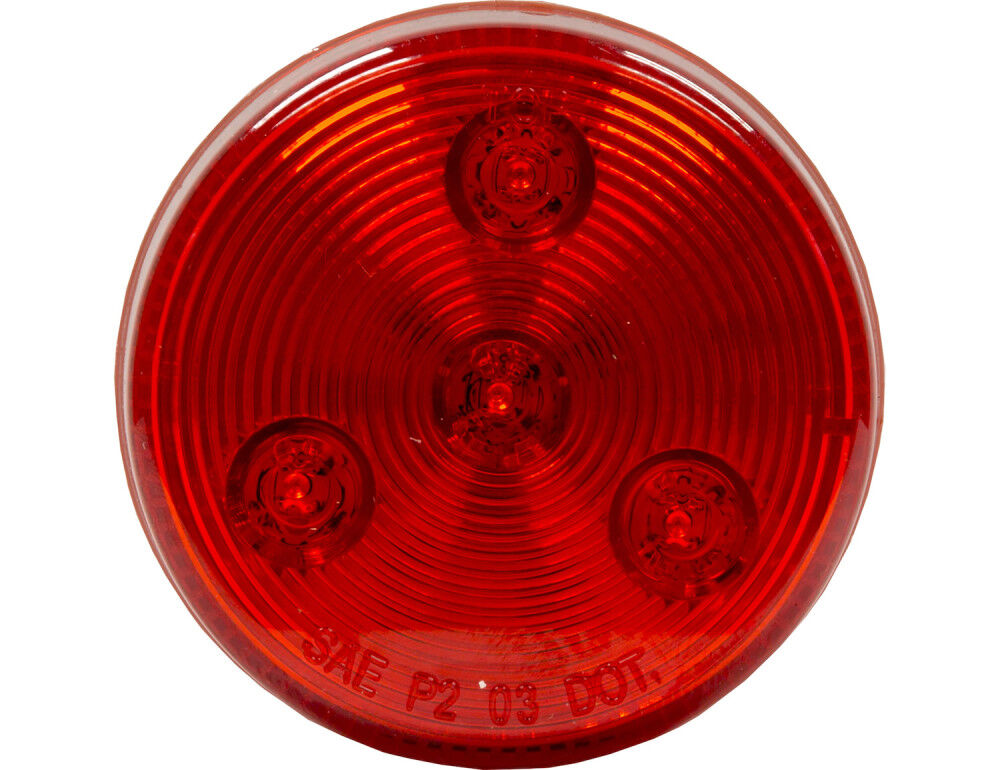 Bulk 2.5 Inch Red Round Marker/Clearance Light with 4 LED 5622550