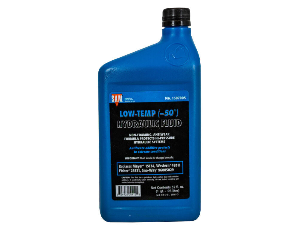 Low-Temp Blue Hydraulic Fluid (12) 1 Qt Bottles 1307010