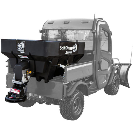 SaltDogg 0.75 Cubic Yard Electric Black Poly Hopper Spreader SHPE0750