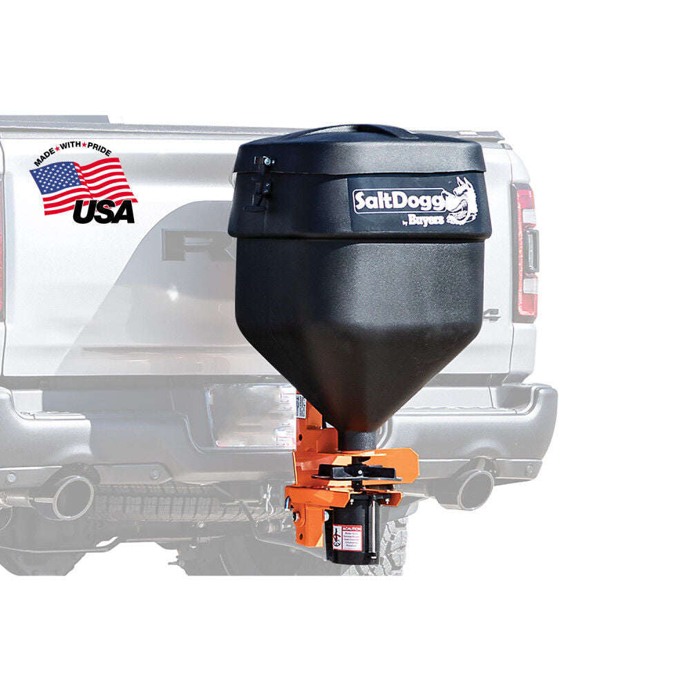 SaltDogg 4.4 Cubic Foot Black Polymer Electric Tailgate Spreader TGSUVPROA