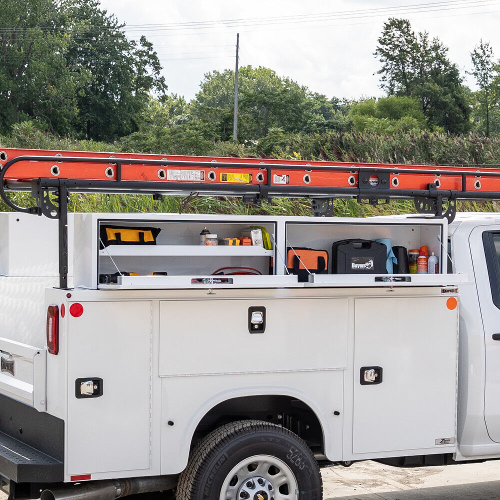 Truck Box 16x13x72 Inch White Steel Topsider 1702840