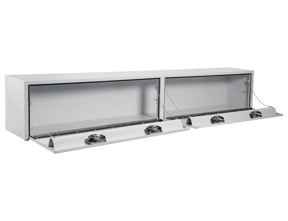 Truck Box 16x13x96 Inch White Steel Topsider 1702860