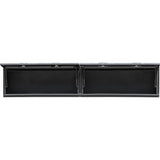 Truck Box 16x13x96 Matte Black Diamond Tread Aluminum Topsider 1722361